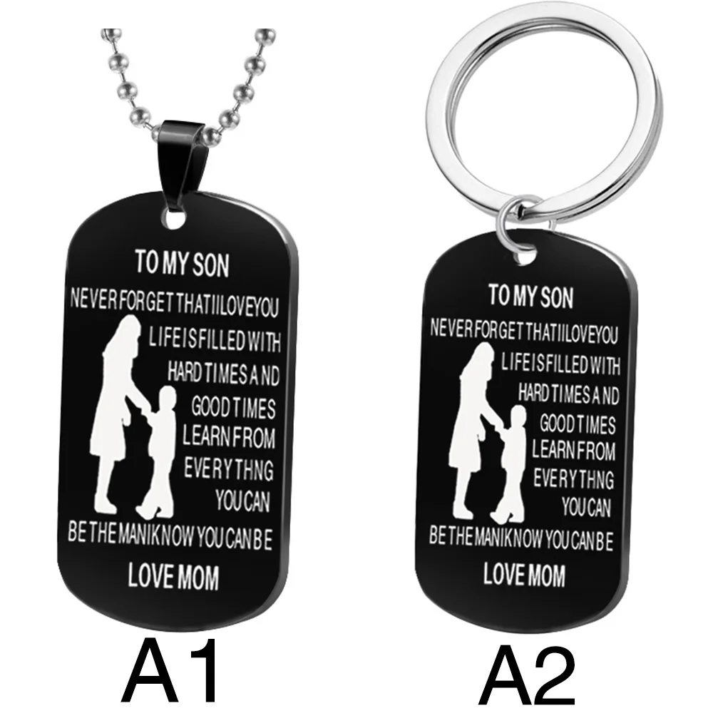 Ожерелье-подвеска ручной работы из нержавеющей стали с черным покрытием и