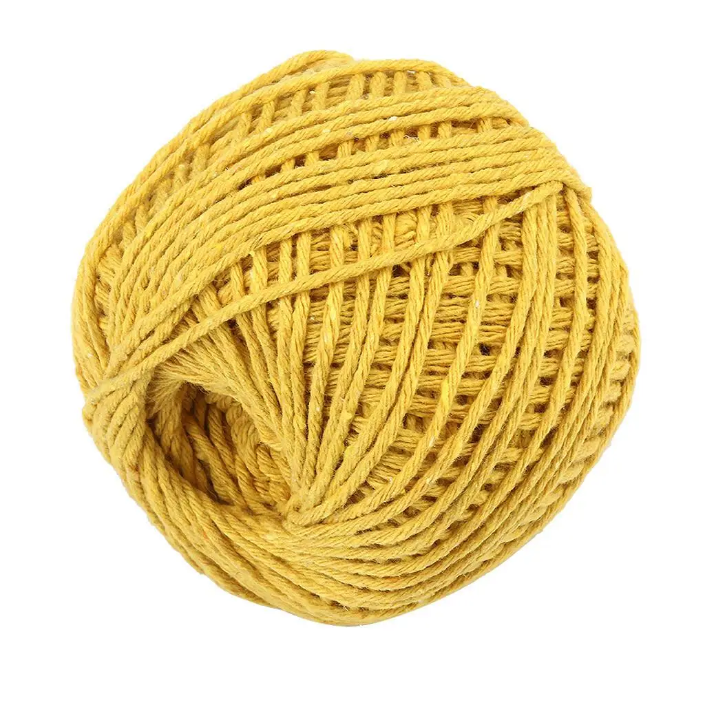 100M Two Styles natural cotton Bakers Twine rope rustic Dream catchers Bohemian wedding decor handmade accessories F1 - Цвет: J