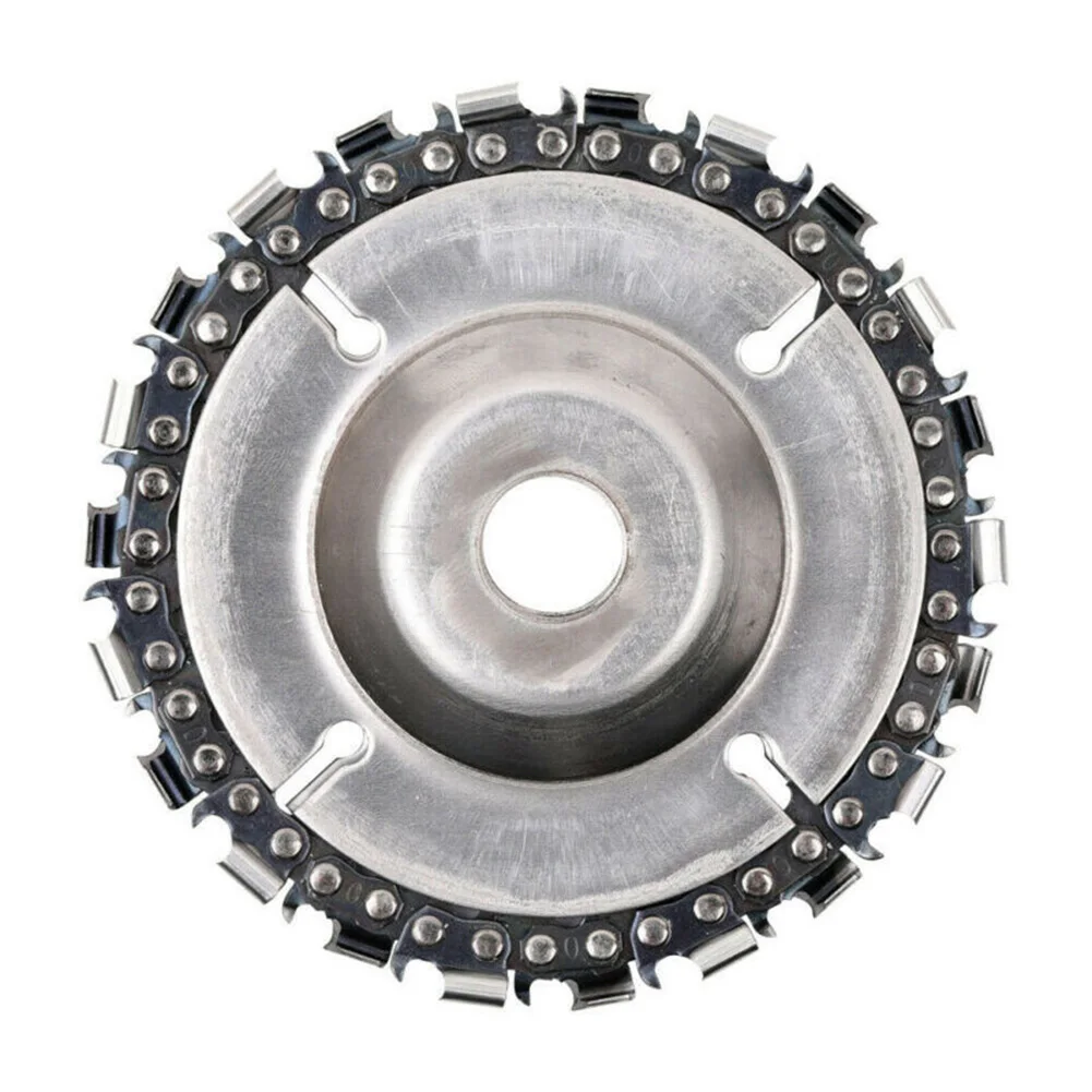 

4'' Grinder Disc 22 Tooth Chain Saw For Wood Carving Culpting Plastic Tool Saw Blade Abrasive Tool For 100/115 Angle Grinder