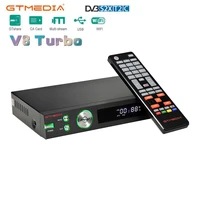 gtmedia v8 turbo dvb t2cs2sx2 combo set top box h 265 hevc satellite receiver dvb t2 1080p multistreamt2mi decoder