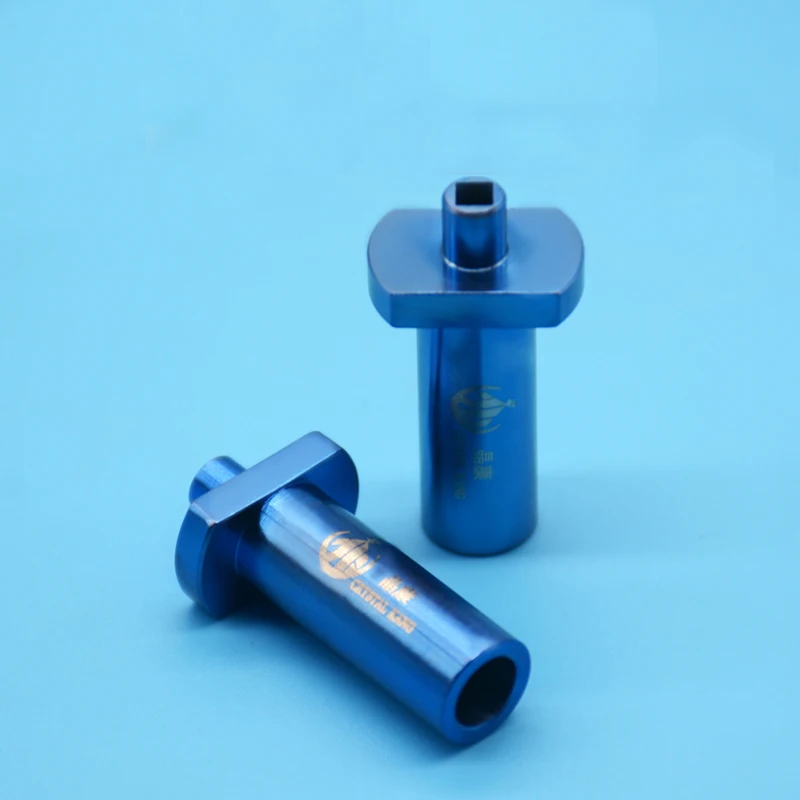 Stainless Steel Injection Suction Handle Wrench Titanium Alloy Ultra Emulsion Wrench Straight 45 Degree