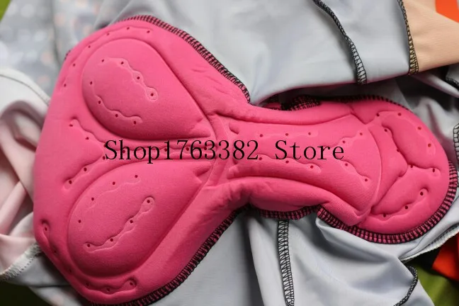 

Women Pink Triathlon Uniform Cycling Skinsuit Suit Riding Long Sleeve Skating Cycle Suits Jumpsuit Maillot Cycling Ropa Ciclismo