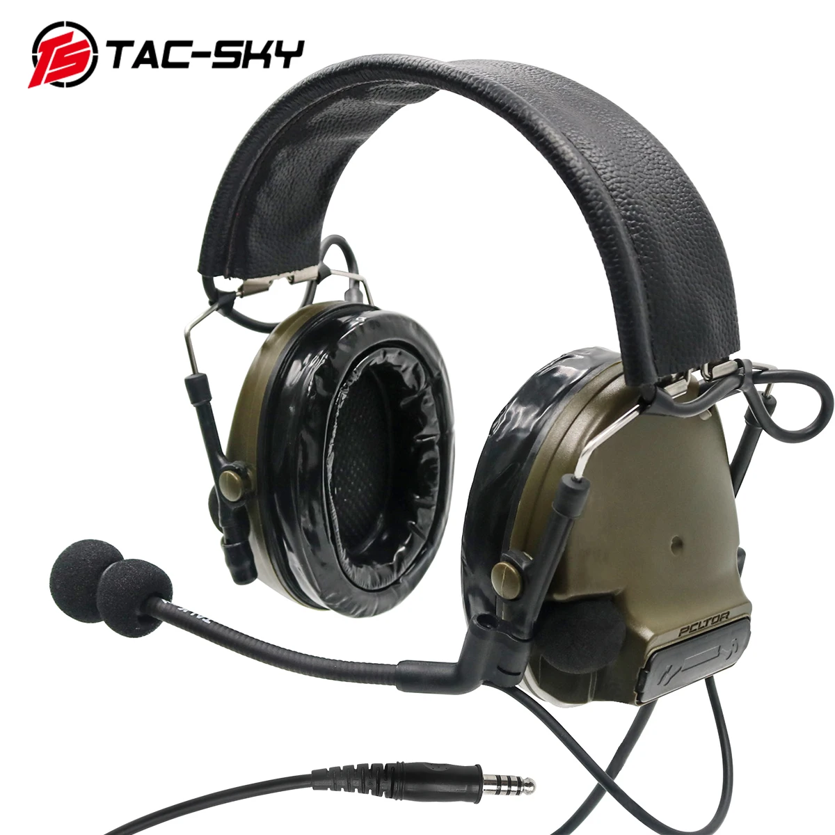 COMTAC III TAC-SKYcomtac iii силиконовые наушники электронные шумоподавления звукосниматель Военная Тактическая Переговорная стрельба headsetFG