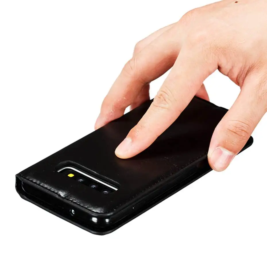Кожаный чехол книжка для телефона Samsung S10 S9 S8 S7 Plus Note 8 9 10 Pro A10 A20 E A30 A40 A50 A60 A70 A90 A80 M10