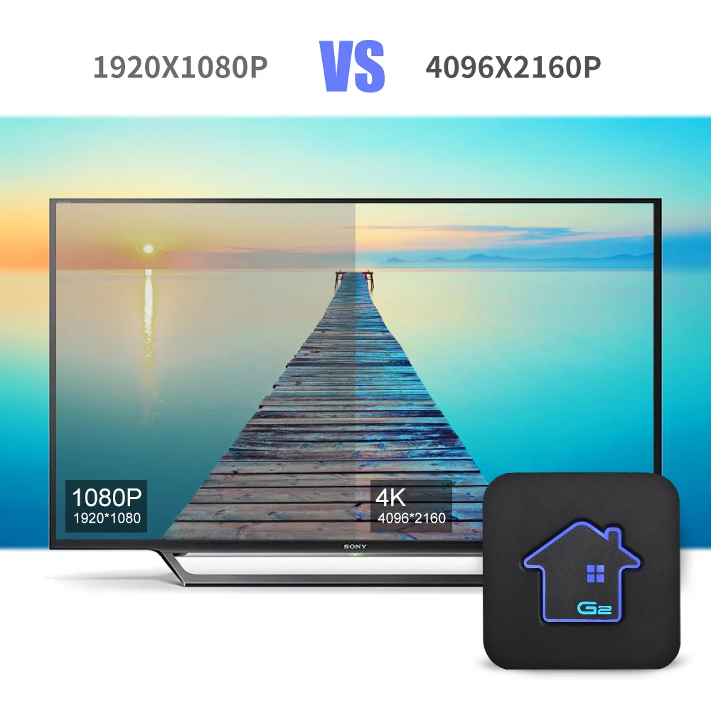 Приставка Смарт ТВ GTMEDIA G2 4K HDR Android 7 1 2 + 16 ГБ Wi Fi|ТВ-приставки и медиаплееры| |
