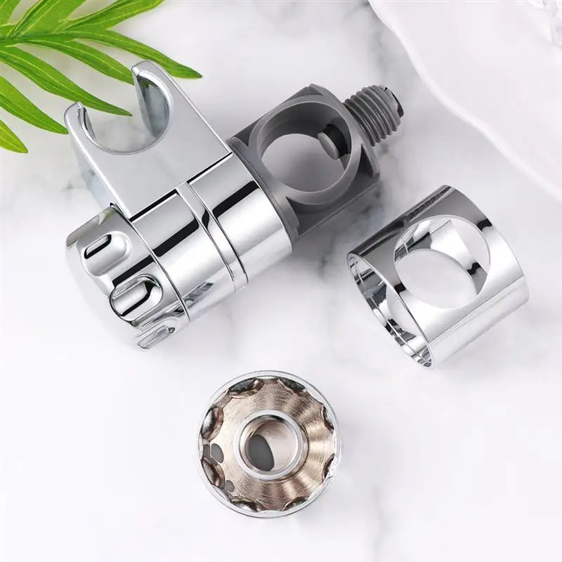 

Bathroom Shower Slide Bar Adjustable Replacement Holder Slider Bracket For Bathroom Slide Bar Accessory Bathroom Accessories