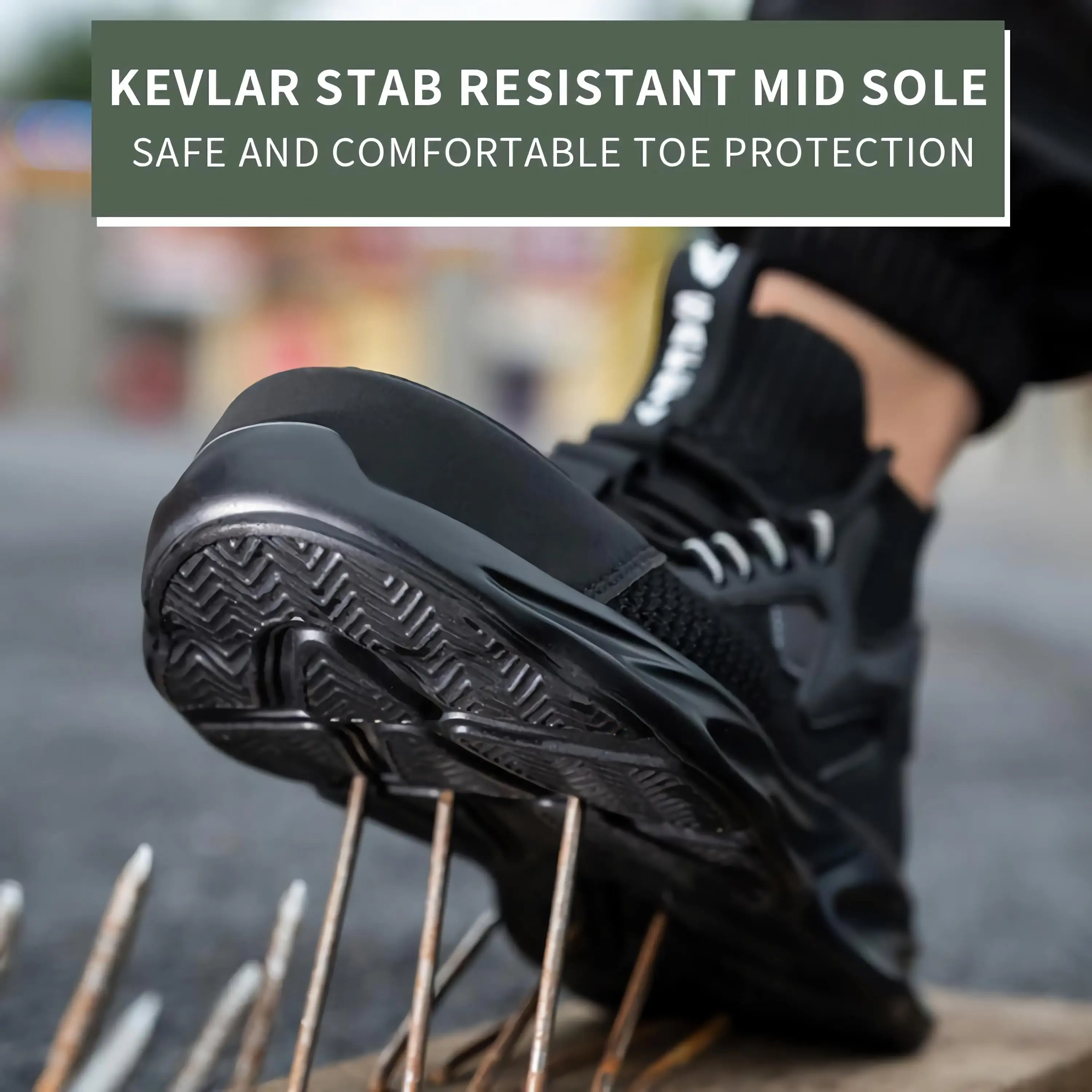 2021 New Winter Snow Casual Work Safety Shoes Sneakers Men Women Ankle Boot Anti-Puncture Protected Steel Toe Platform Boots