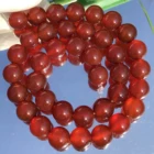 Бусины из красного сердолика ААА натурального камня, круглые бусины с отверстием россыпью для изготовления ювелирных изделий сделай сам, 6810 мм, цепочек, браслетов 15 дюймов
