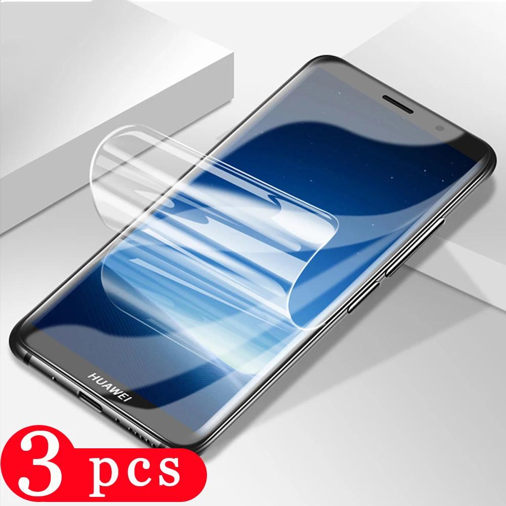 Мягкая Гидрогелевая пленка с полным покрытием для huawei honor 7X 7S 7C 7A pro Защитная