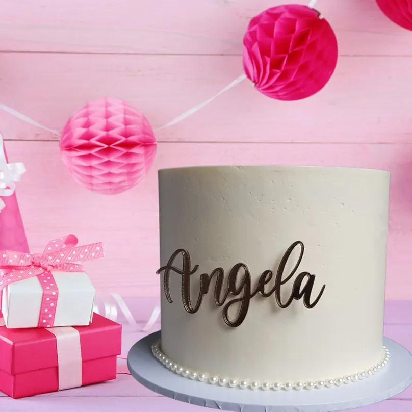 Именной знак на заказ подвески для торта место персонализированные товары дня