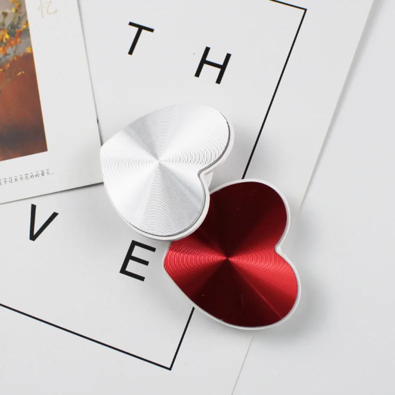 Симпатичная металлическая пластина в форме сердца автомобильный карманный