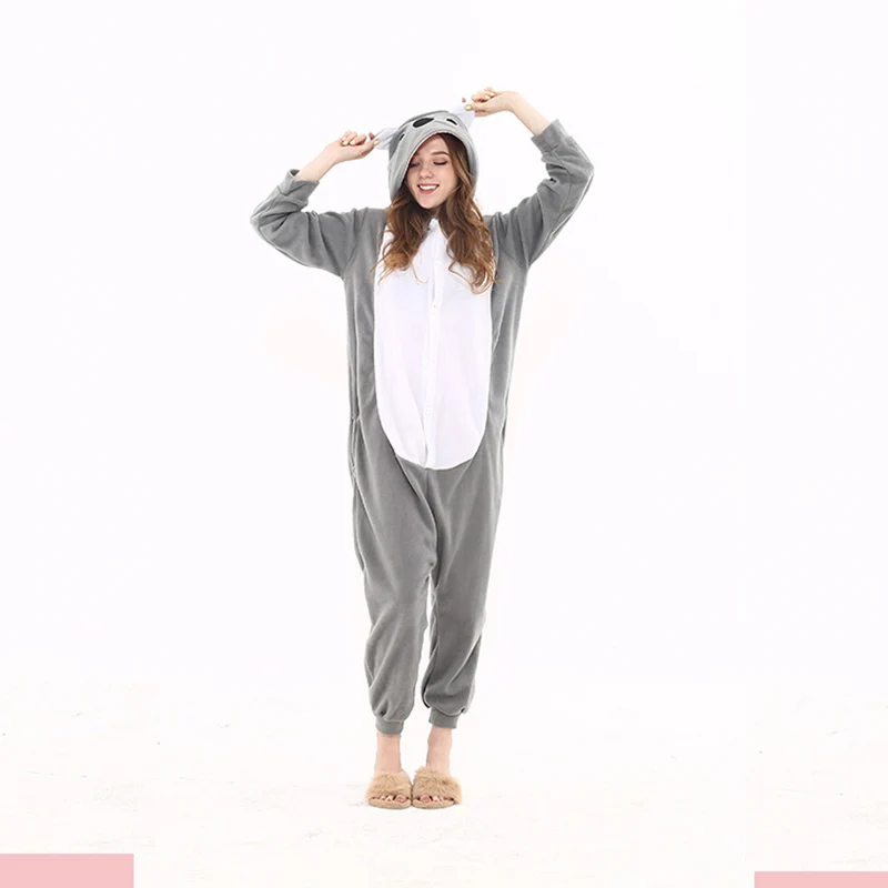 Уютный комбинезон Koala для взрослых пижамы кигуруми в виде животных мультяшная