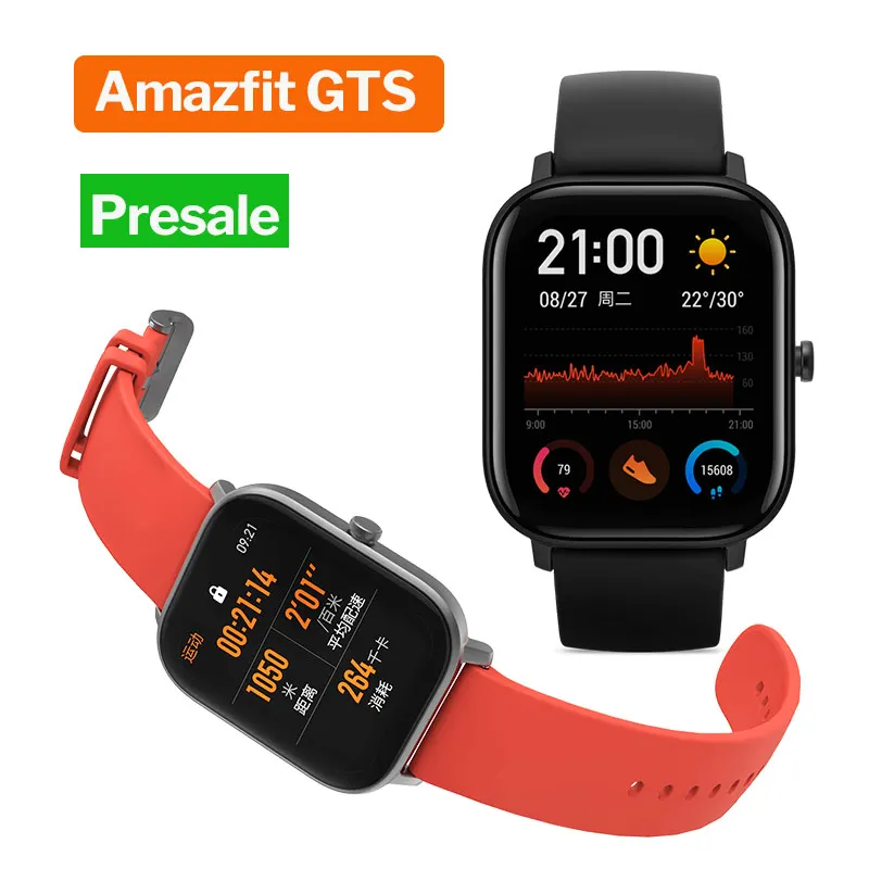 Amazfit GTS глобальная версия Huami умные часы gps 5ATM водонепроницаемые здоровье Пульс