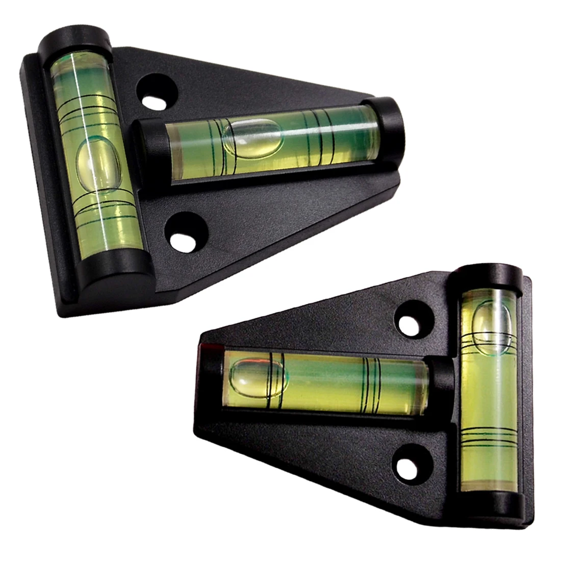 

Mini spirit level measuring instrument T type spirit level bubble 2 styles triangle T shape triangle plastic indicator