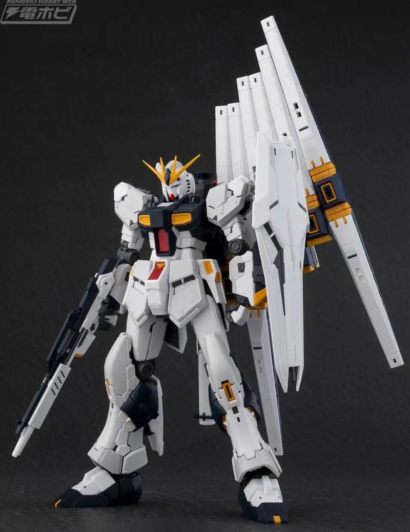 Bandai Gundam RG 1/144 RX-93 NU V собрать модель Наборы фигурки Детские игрушки