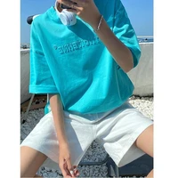 2020 summer new harajuku style korean half sleeved loose ins100 cotton short sleeved t shirt women