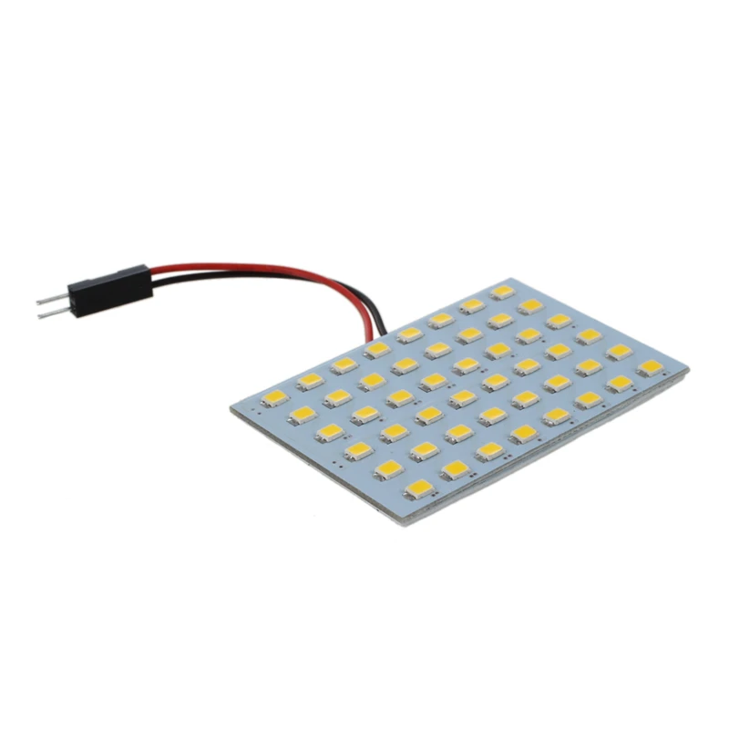 5X 48 SMD светодиодный теплый белый Панель светильник лампа Dome + T10 гирлянда BA9S