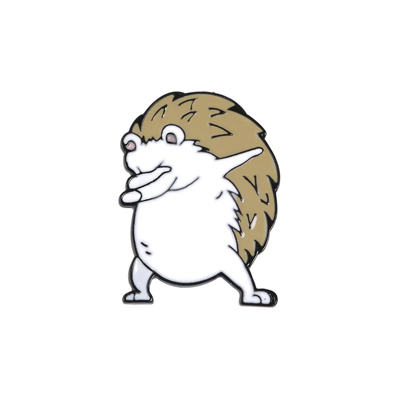 

Funny and Interesting Hedgehog Series Enamel Cartoon Pins Collection Send Friends Gift Fashion Badge Brooch