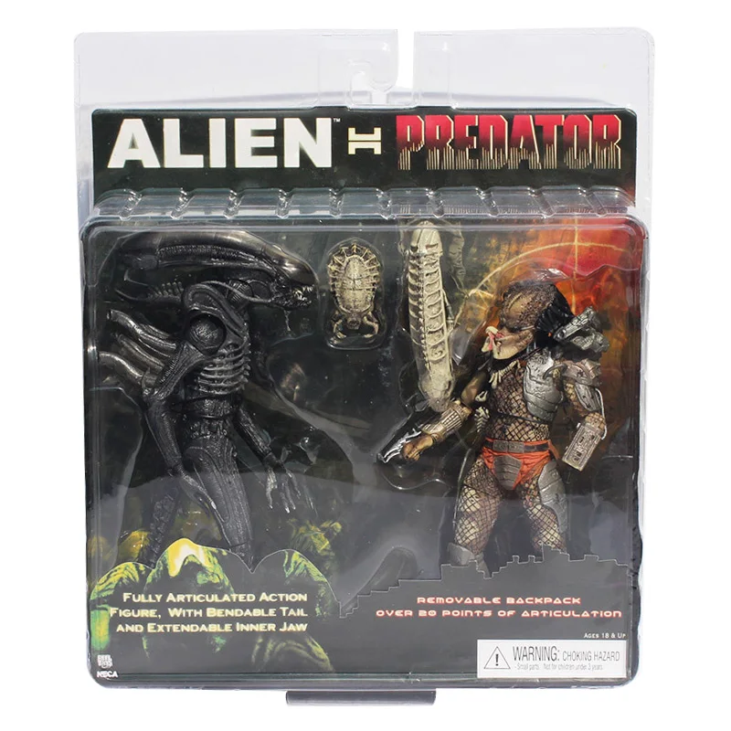 Экшн фигурка NECA Alien VS Predator настоящей 2 шт. в упаковке|figure toy|action figure toystoys free shipping |