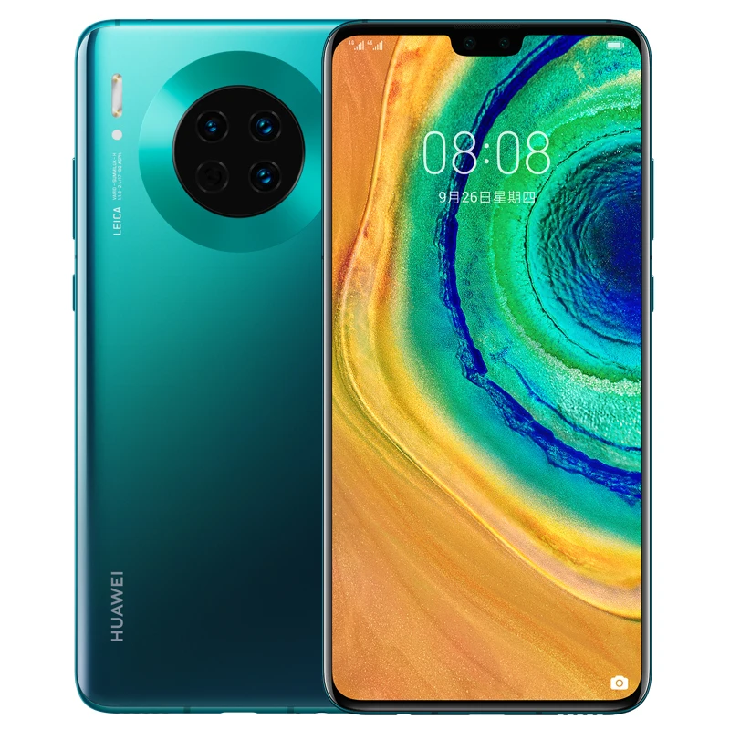 Смартфон huawei mate 30, Android 10,0, Kirin 990, четыре ядра, 8 ГБ ОЗУ, 128 Гб ПЗУ, 6,62 дюйма, МП, 40 Вт, супер зарядное устройство