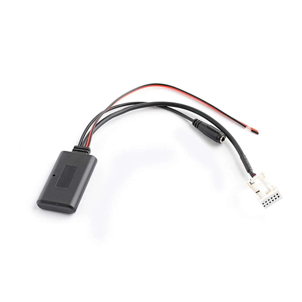 Автомобильный Bluetooth-адаптер для подключения стерео AUX аудио адаптер BT + микрофон