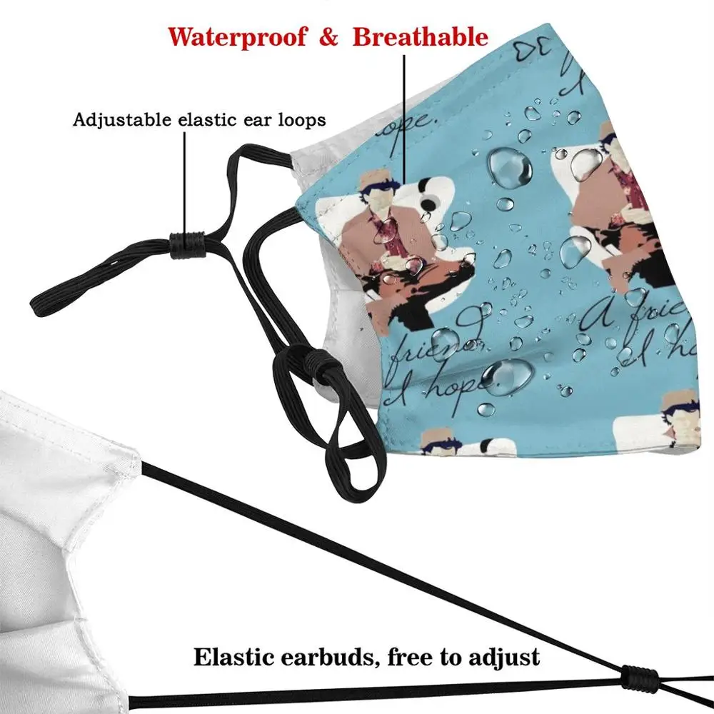 Забавный принт Hatter многоразовая фильтрующая маска для лица Pm2.53 Alice Friend |