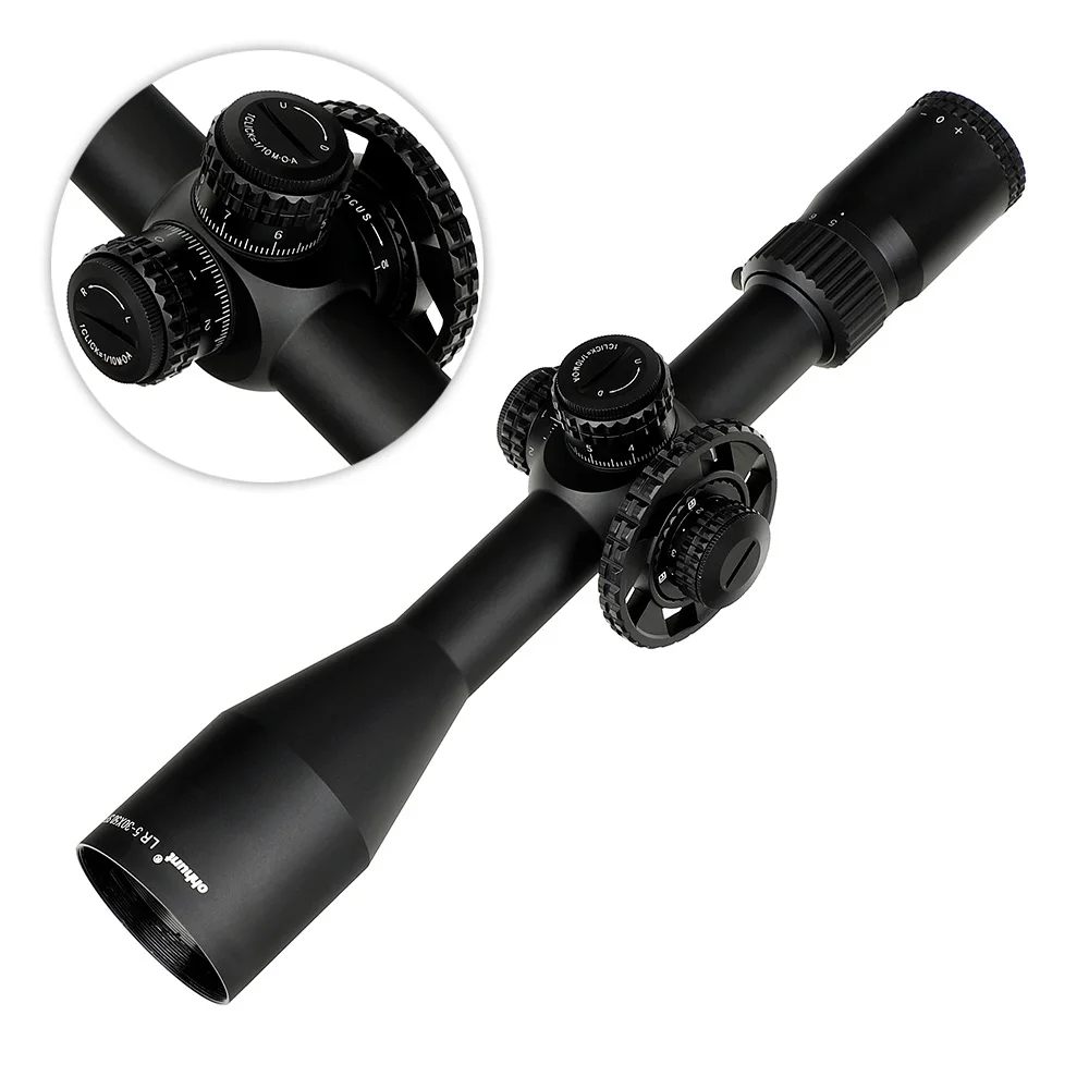 Тактический ohhunt LR 5-30x50 SFIR охотничий прицел стекло травление сетка Красная подсветка Боковая регулировка параллакса турреты замок Сброс прицел