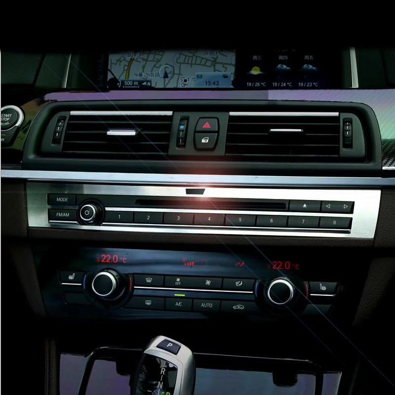 

Car Inner Door Audio Speaker Gearshift Panel Door Armrest Reading Light Cover Trim Stickers for BMW 5 Series F10 F18 Accessories