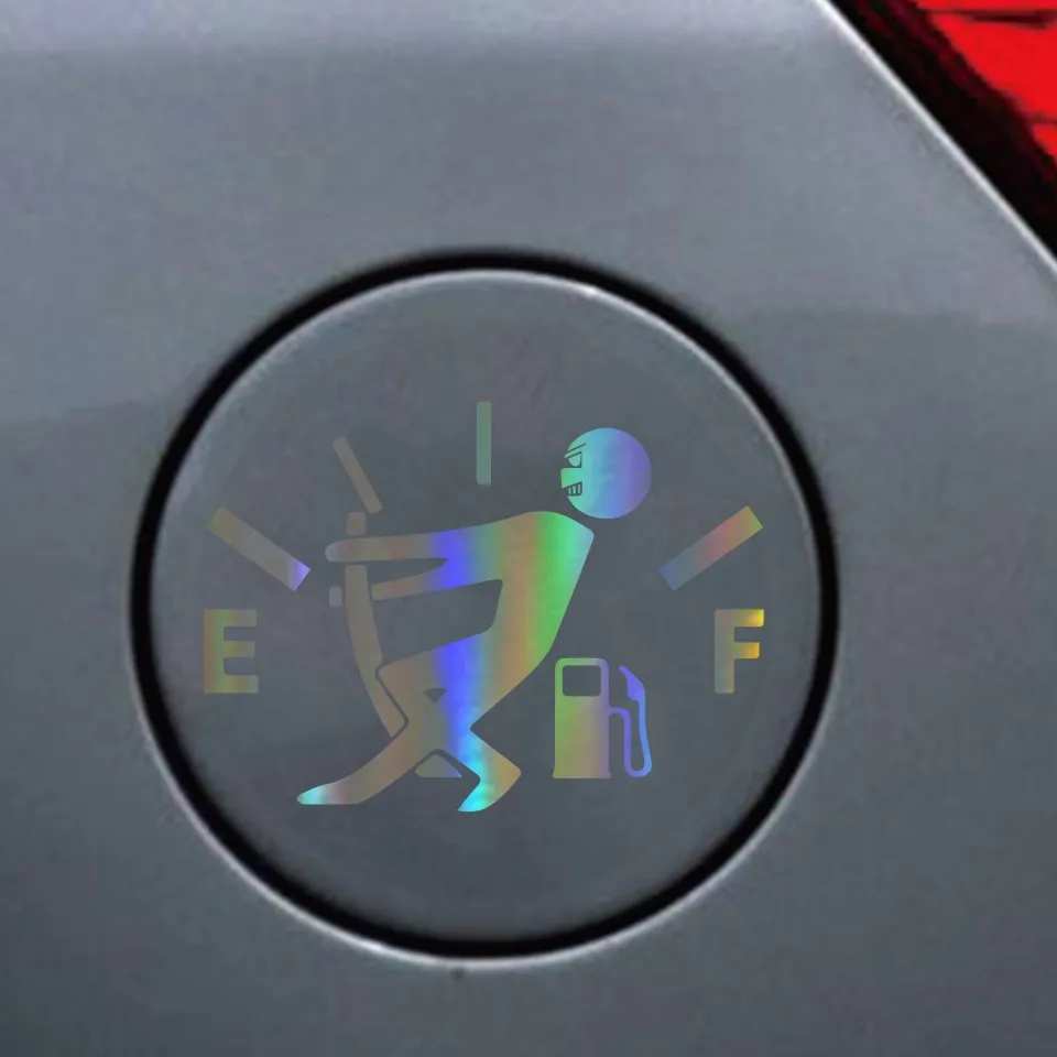 Автомобильная наклейка 12*14 см высокая тяга топливный бак указатель на полную