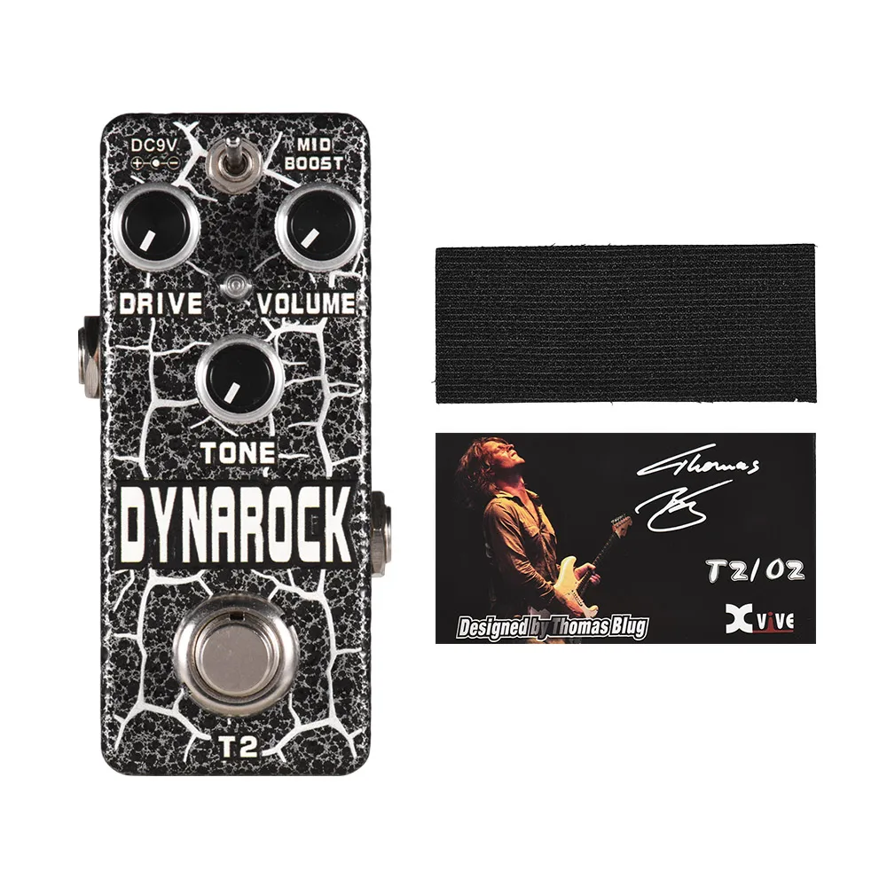 XVIVE T2 DYNAROCK гитара с эффектом искажения педаль эффектов полный металлический