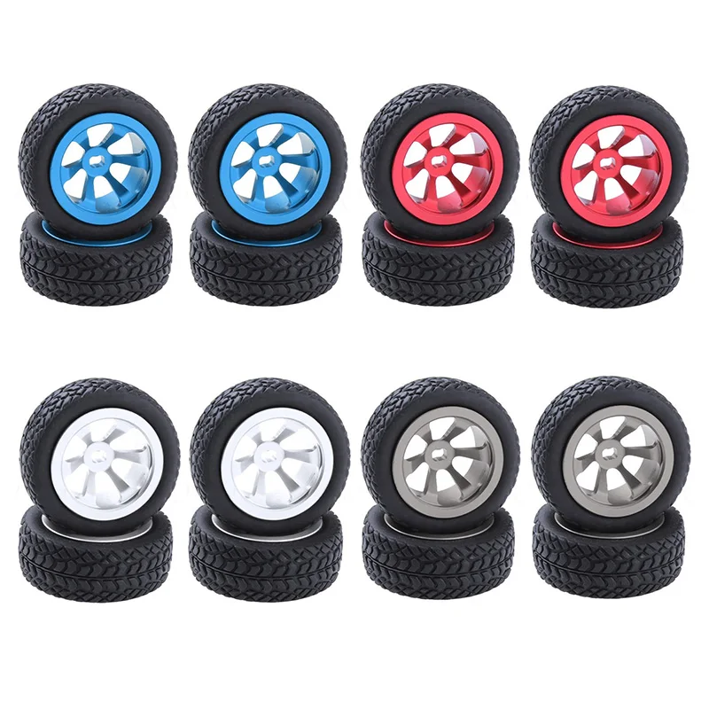4 шт. радиоуправляемая игрушка детали для модернизации Алюминий колеса и шины