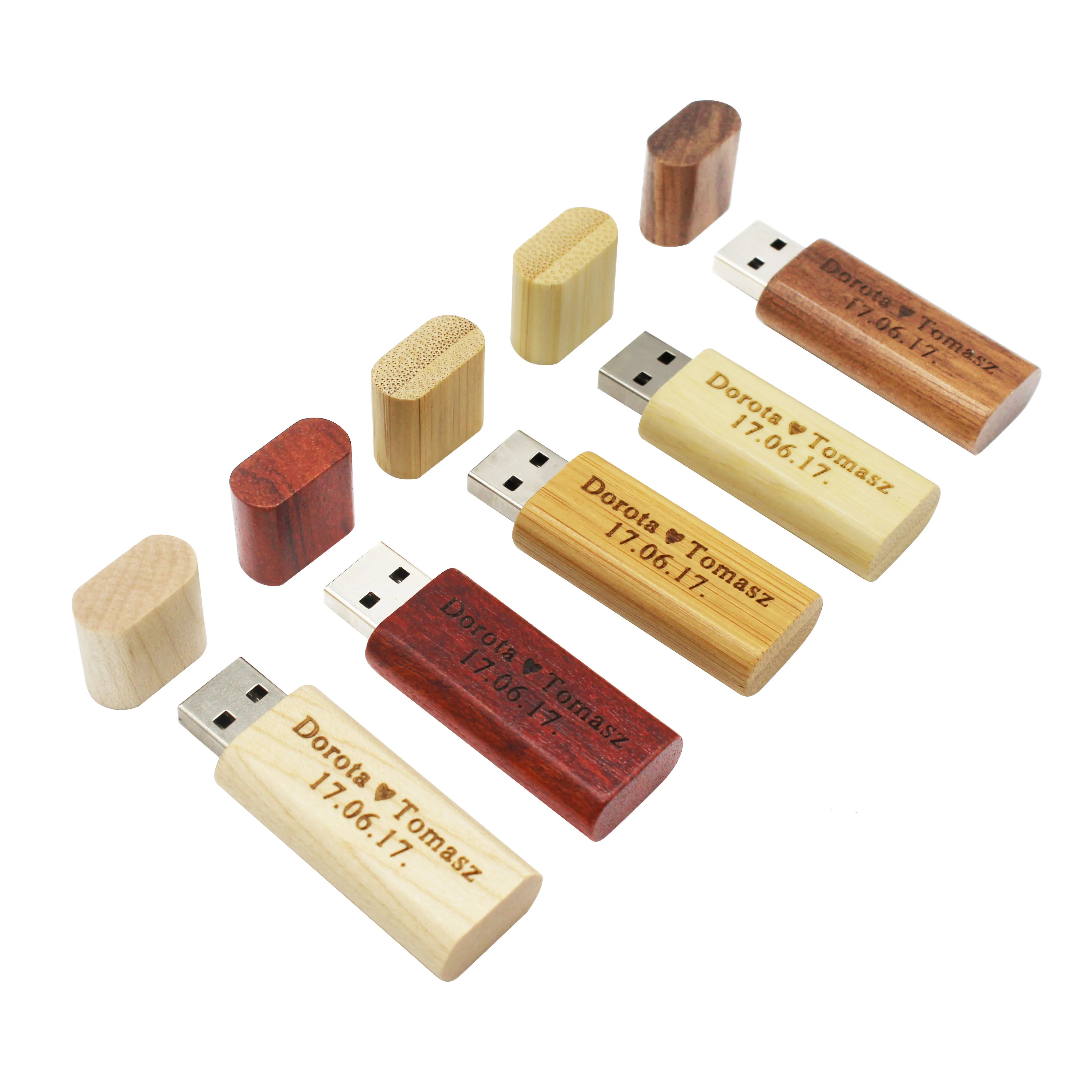 Usb флеш накопитель деревянный 4 64 Гб usb 2 0 5 цветов|USB флэш-накопители| |