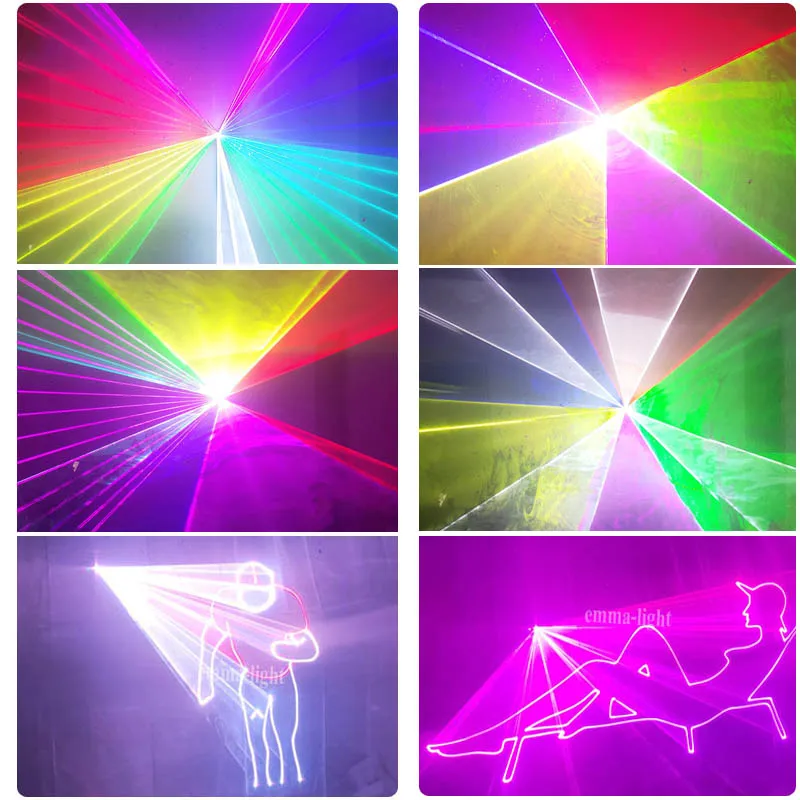DMX And ILDA Interface 10000mw 10 watt RGB 3D animation Laser Light/ Dj Lighting/Disco Light /Laser Show System | Освещение