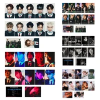 12pcsset kpop the boyz photo card stickers new album maverick hd crystal photocard stationery stickers for fans gift collection