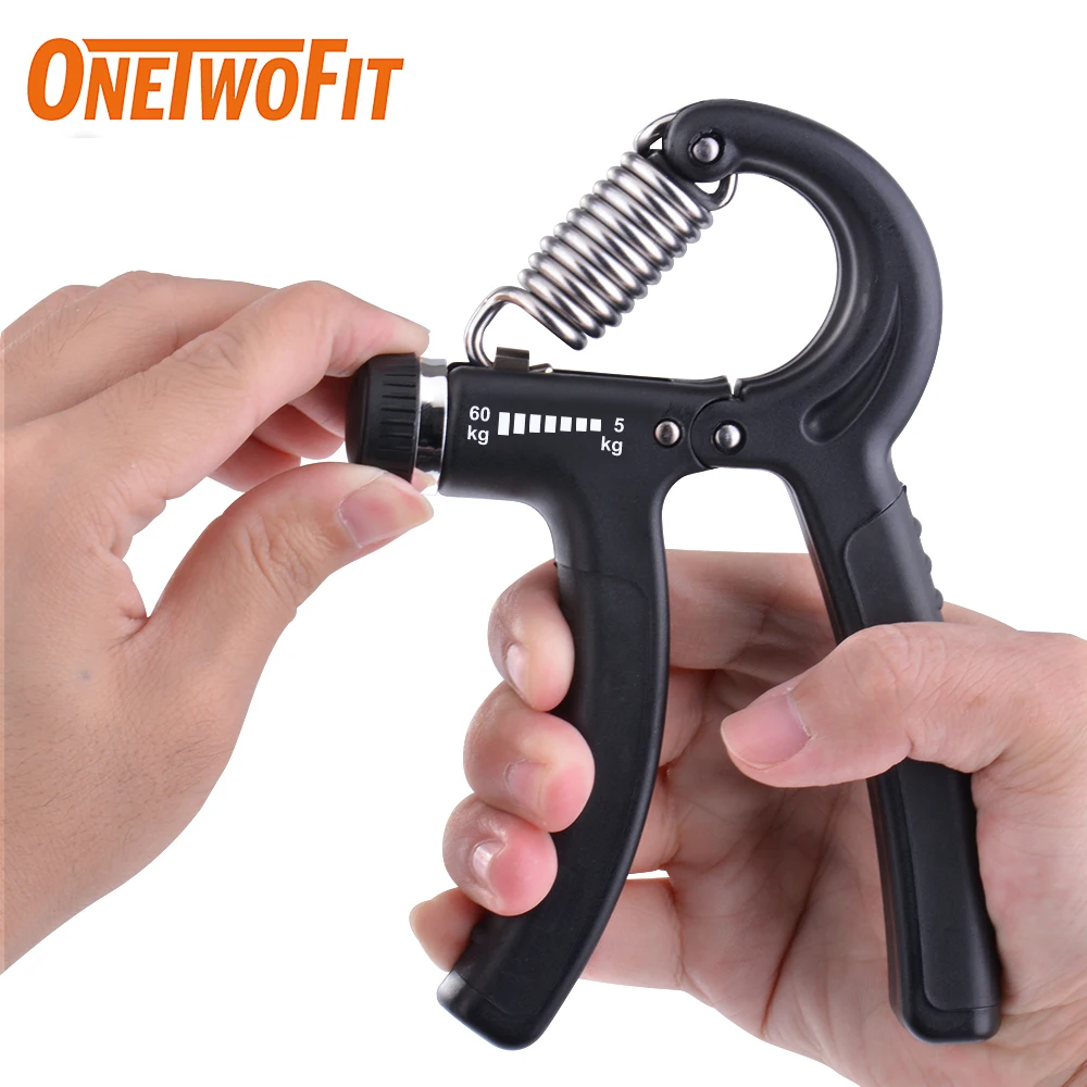 

OneTwoFit Men Hand Strengthener Adjustable Forearm Exerciser Hand ARM Expander Grip Hand Gripper Fitness Equipment Wrist Trainer