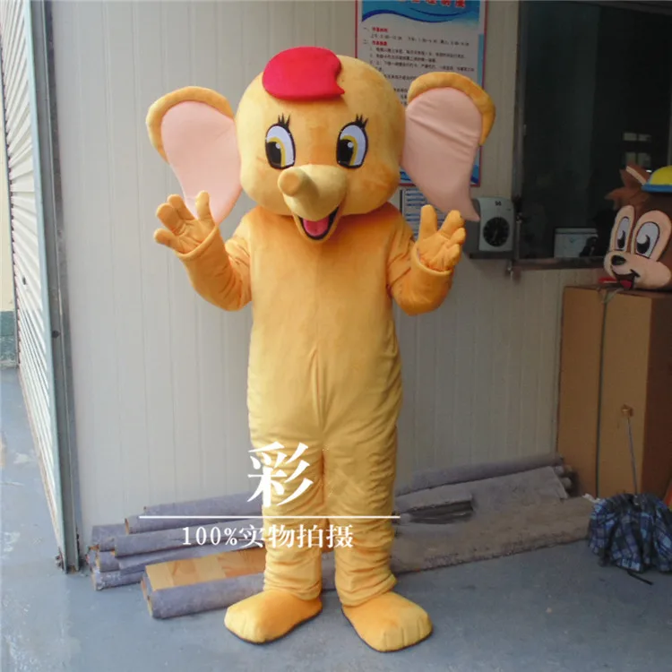 

Professional New Elephant Mascot Costume Cartoon Suit Outfit Apparels Animal Cosplay Costumes Halloween Xmas Fancy Party Dress