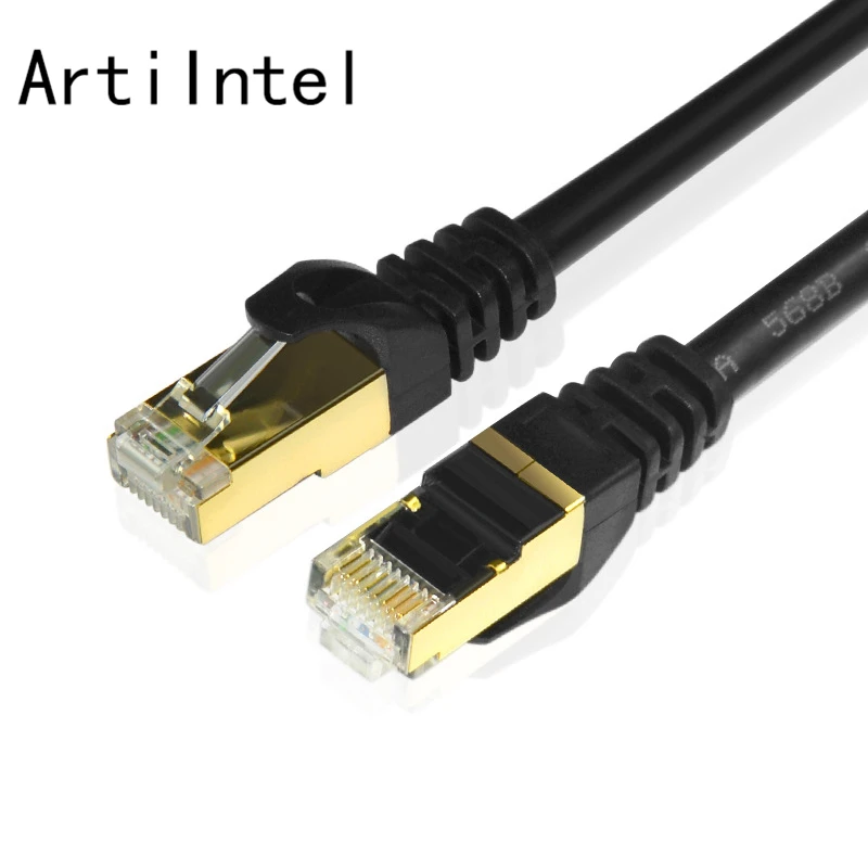 CAT7 кабель RJ45 Ethernet lan компьютер xbox сетевой шнуры CAT 7 Перемычка гигабитный медный