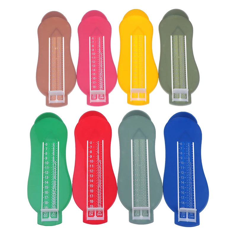 

Baby Foot Ruler Kids Foot Length Measuring Device Child Shoes Calculator For Children Infant Shoes Fittings Gauge Tools 8 Colors