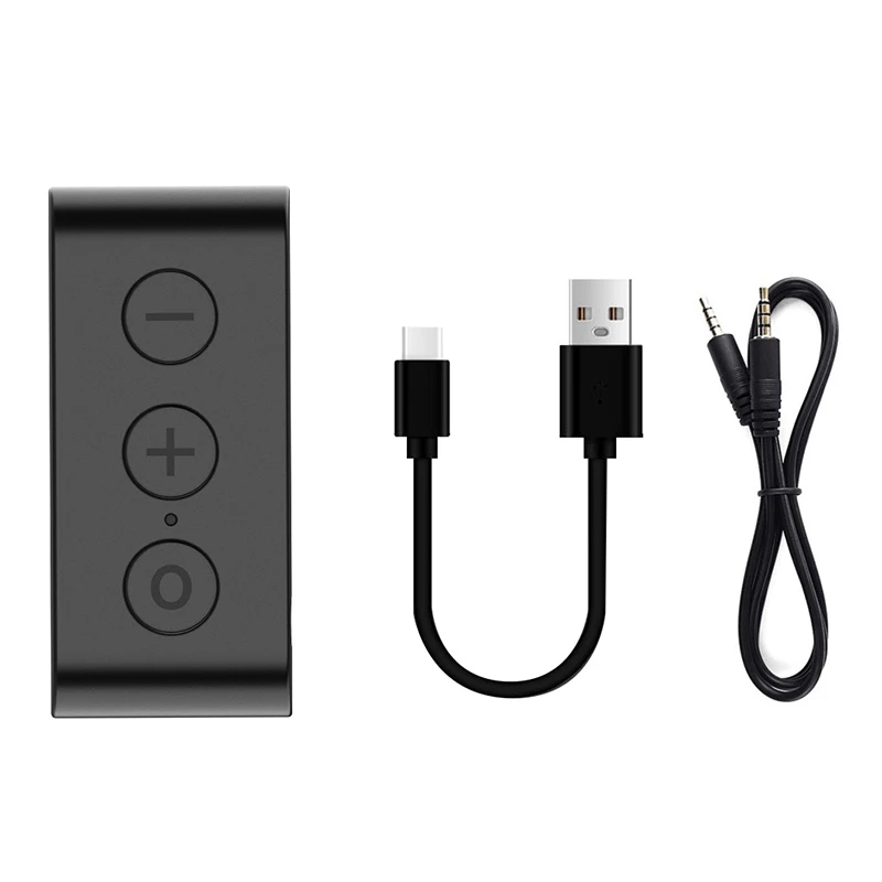 

2 in 1 Wireless Bluetooth 5.0 Transmitter Receiver Chargeable for TV PC Car Speaker 3.5mm AUX Hifi Music Audio Adapter