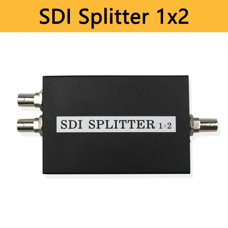 SDI сплиттер 1x2 3G HD SD 1 в 2 конвертер Поддержка Full 1080P Бесплатная доставка|Усилители