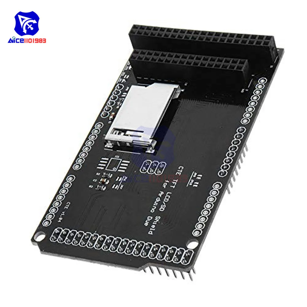 2,8 3," TFT/SD плата расширения щит для Arduino Due TFT ЖК-дисплей модуль SD карты адаптер мега