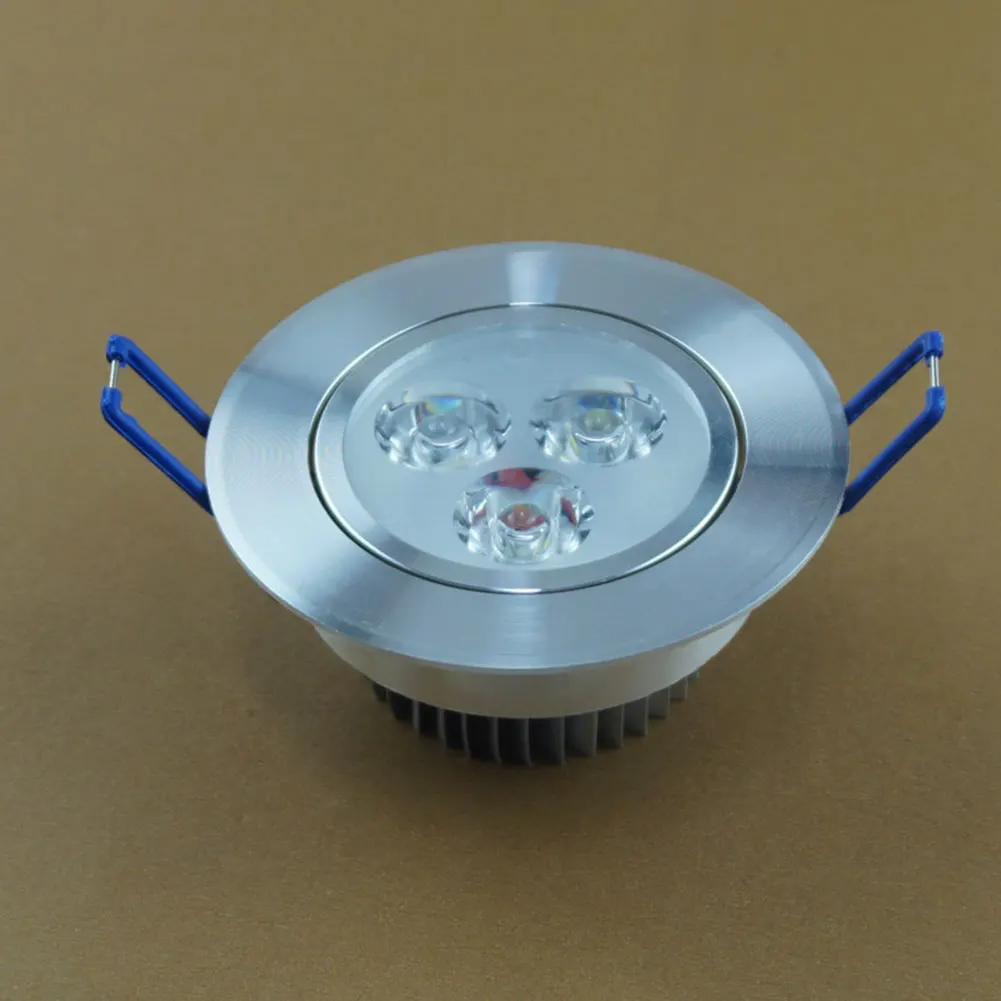 

3000K Recessed Ceiling Warm White LED Downlight Home Lighting Fixture Mini Modern 3W 110V Aluminum Indoor Hallway Kitchen