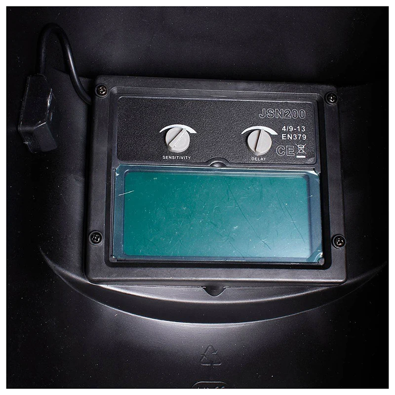 

Welding Mask Helmet Solar Automatic Welding (Use Solar Energy for Refill) Black Skull and Spider web Protective Accessory
