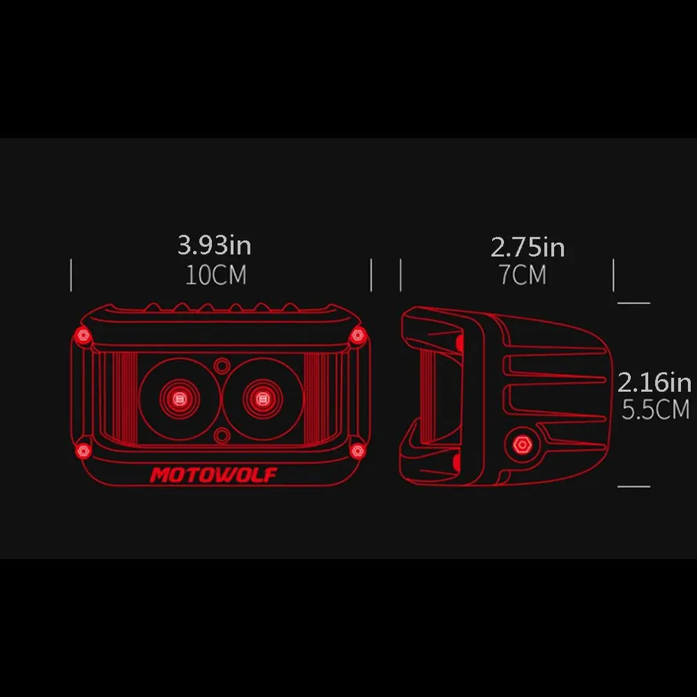 

Motorcycle Headlights High Brightness Exterior Headlights Motorbike LED Lamp