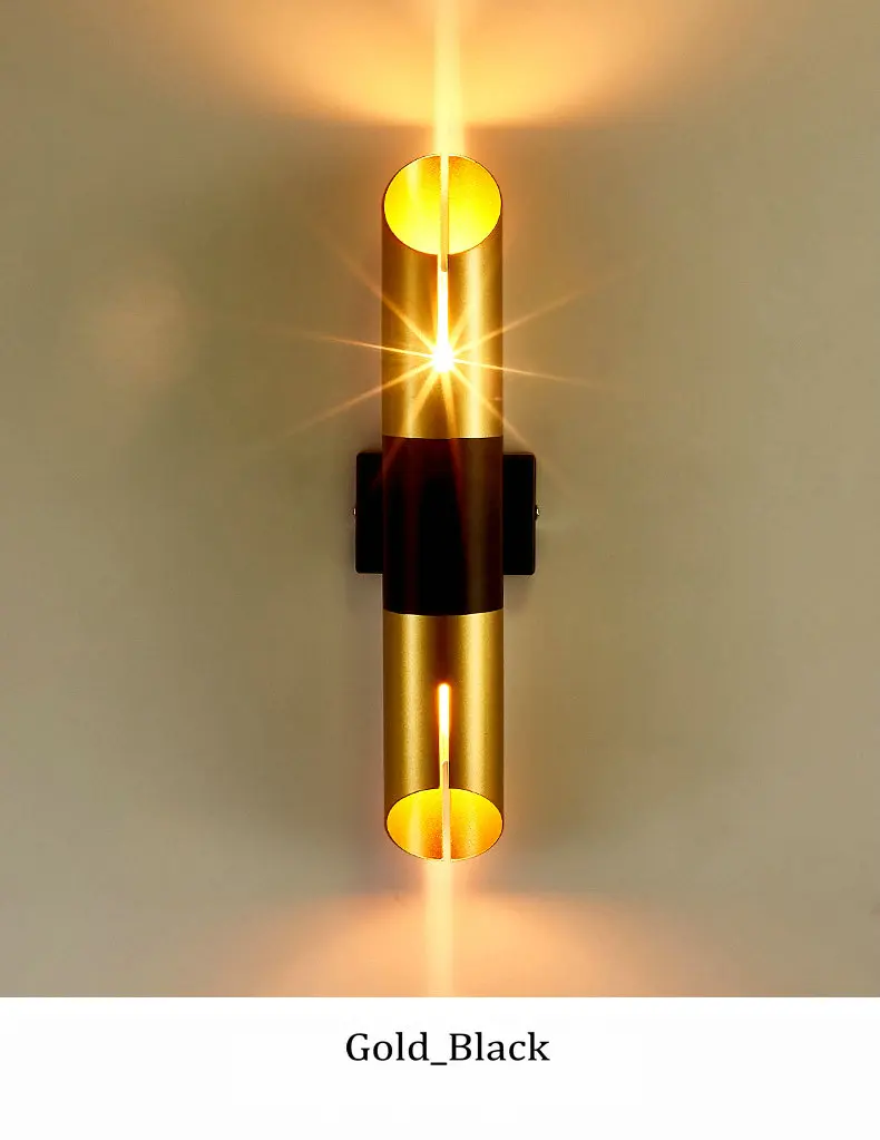 

American Industrial LOFT Wall Lamp for Bedroom Bedside Iron Sconces Up Down LED Wall Light Living Room Study Aisle Stair Lustre