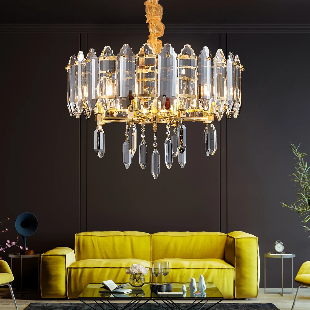 Современная хрустальная люстра креативное роскошное Внутреннее освещение для