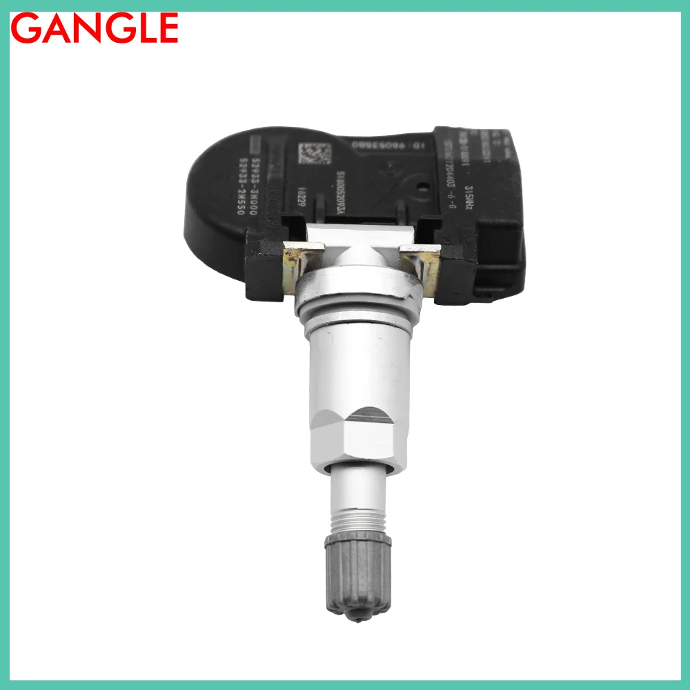 

Для HYUNDAI EQUUS 2011 2012 2013 2014 2015 2016 TPMS HYUNDAI 315MHz датчик давления в шинах 52933-3N000 52933-2M550 52933-2M000