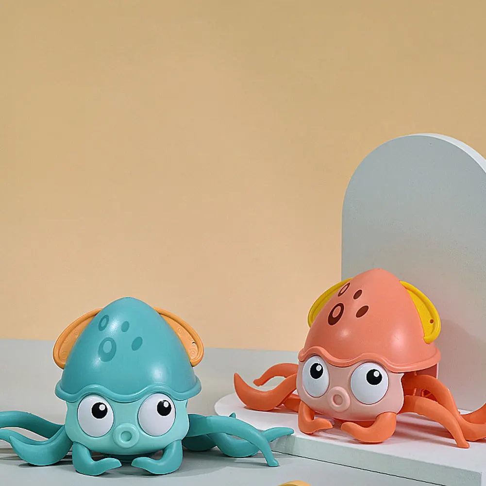 Детская игрушка для ванны Осьминог плавающая заводная детская мультяшная ванной