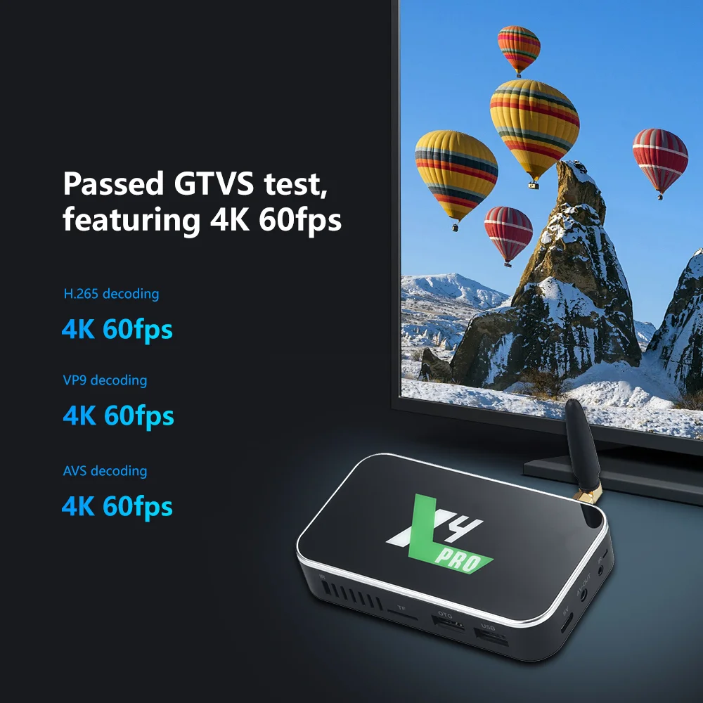 Приставка Смарт-ТВ Ugoos X4 PLUS Android 11 Amlogic S905X4 2 4 Мб/с