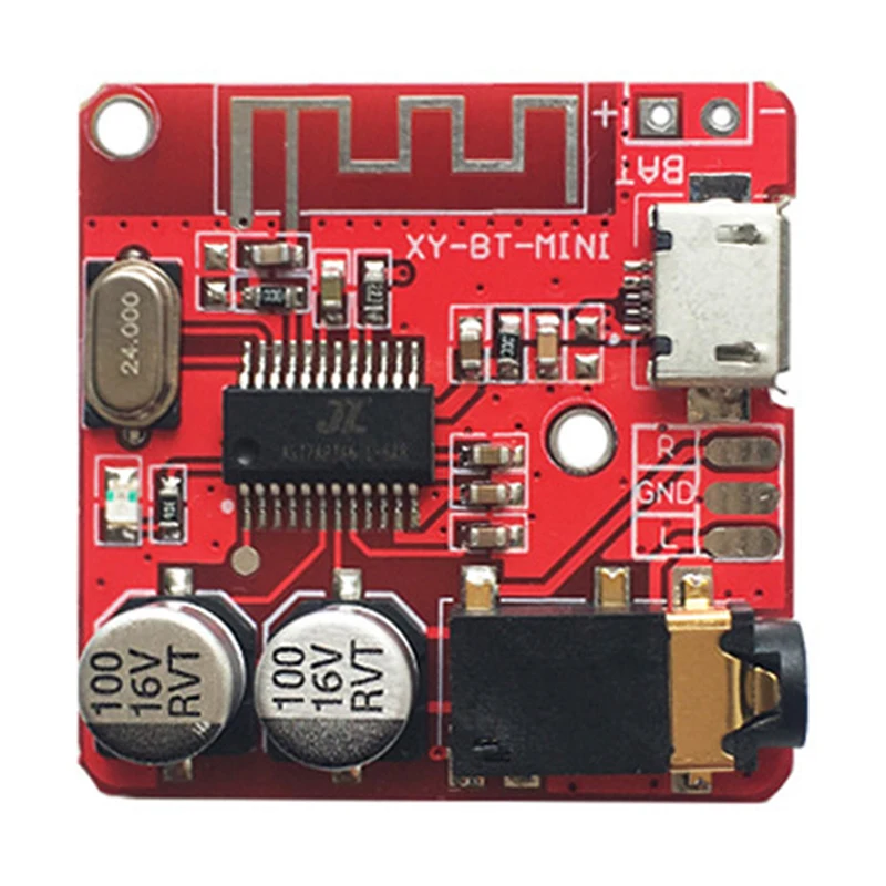 3.7-5V Wireless Bluetooth MP3 Decoder Board BLE 4.1 Circuit Module Lossless Decoding Micro USB TF Card Interface | Электроника